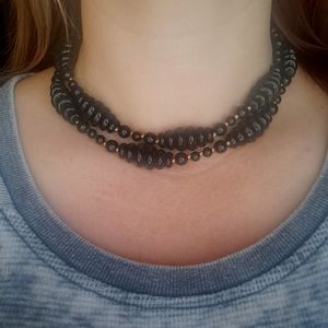 Vintage black necklace